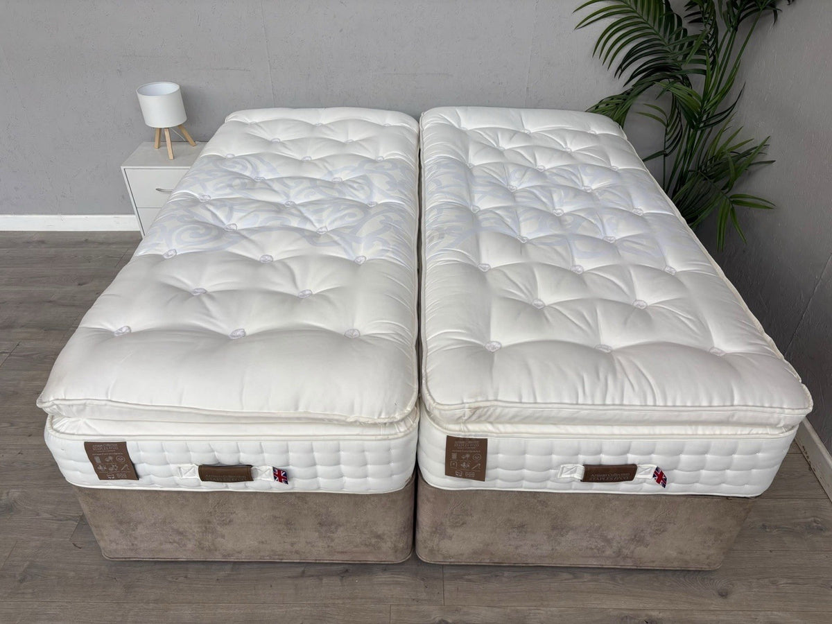 Staples Artisan Pure INDULGENCE / OPULENCE Zip & Link Mattress, 6ft Superking