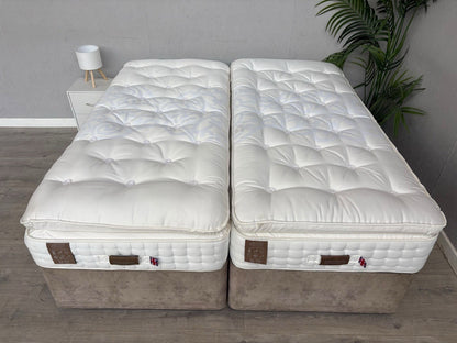 Staples Artisan Pure INDULGENCE / OPULENCE Zip & Link Mattress, 6ft Superking