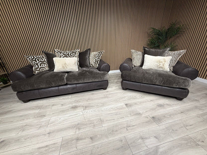 Viscount Fabric 3 Seater Sofa + Love Chair Set - RRP £3898 (PRE ORDER 6-8 WEEKS)