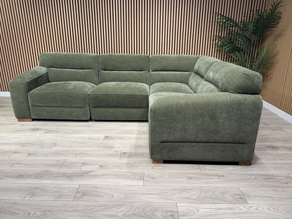 Denver Fabric Modular Corner Sofa ( RHF or LHF ), Dark Sage  - RRP £2399