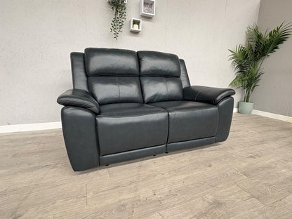 Furniture Village UTAH Leather 2 Seater Power Recliner, Lumbar Sofa - RRP £2,195