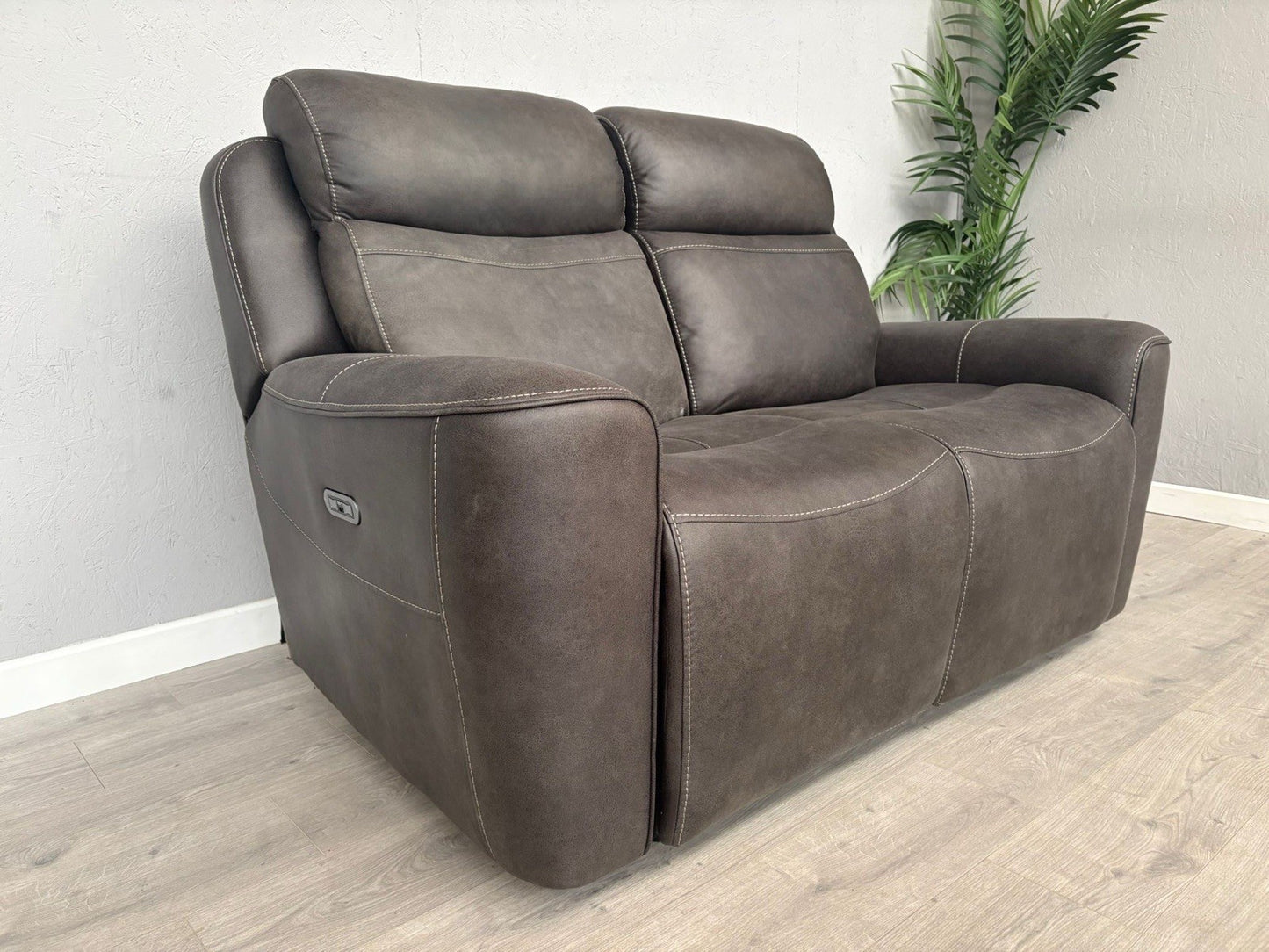DFS - EIGER Fabric 2 Seater Power Recliner Sofa - RRP £1,899