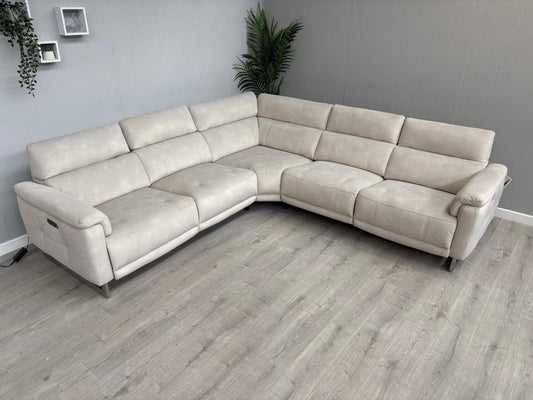 Furniture Village MOET Fabric Large Power Recliner Corner Sofa - RRP £3,595
