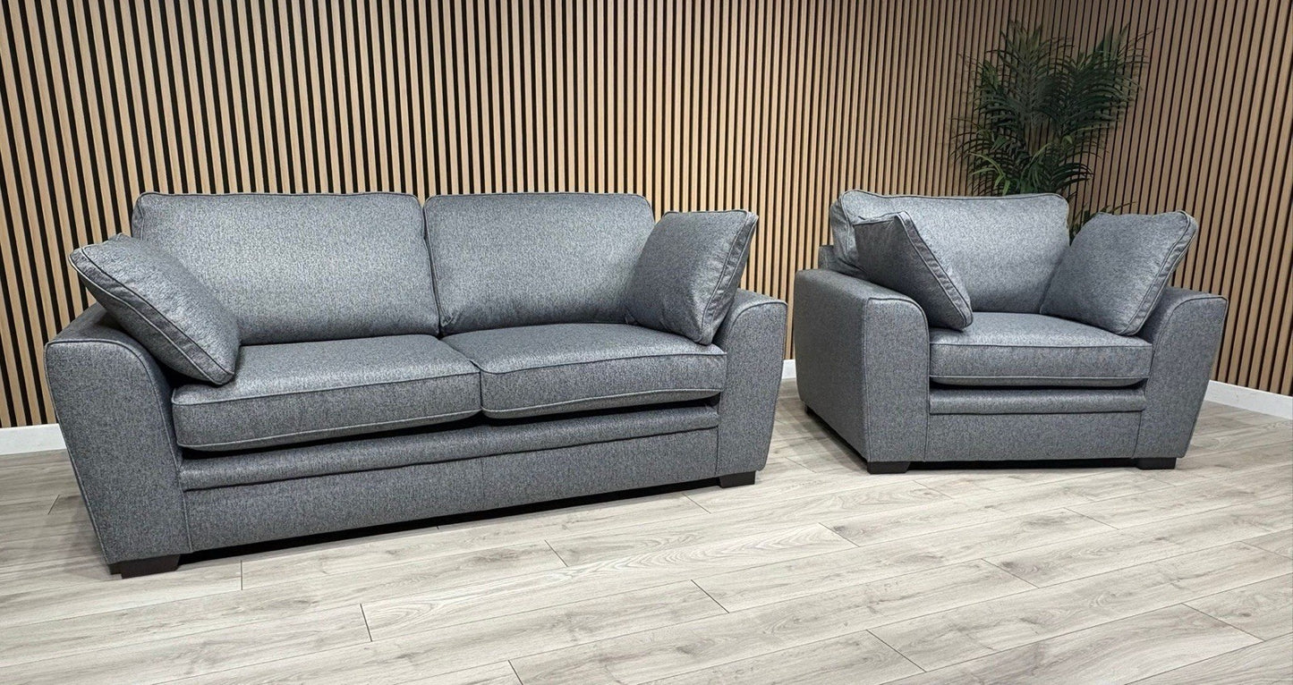 Sofology CHALFONT Fabric 3 Seater Sofa + Armchair Set - RRP £2,499