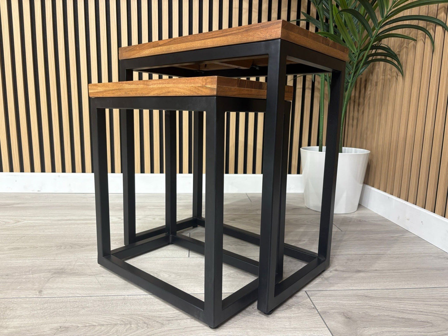NEXT Sample - New Bronx nest of two tables - RRP: £269