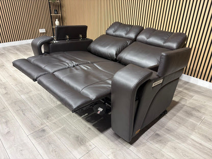 SCS Adstock Leather 2 Seater Power Recliner Sofa RRP £2699 (Read Description)