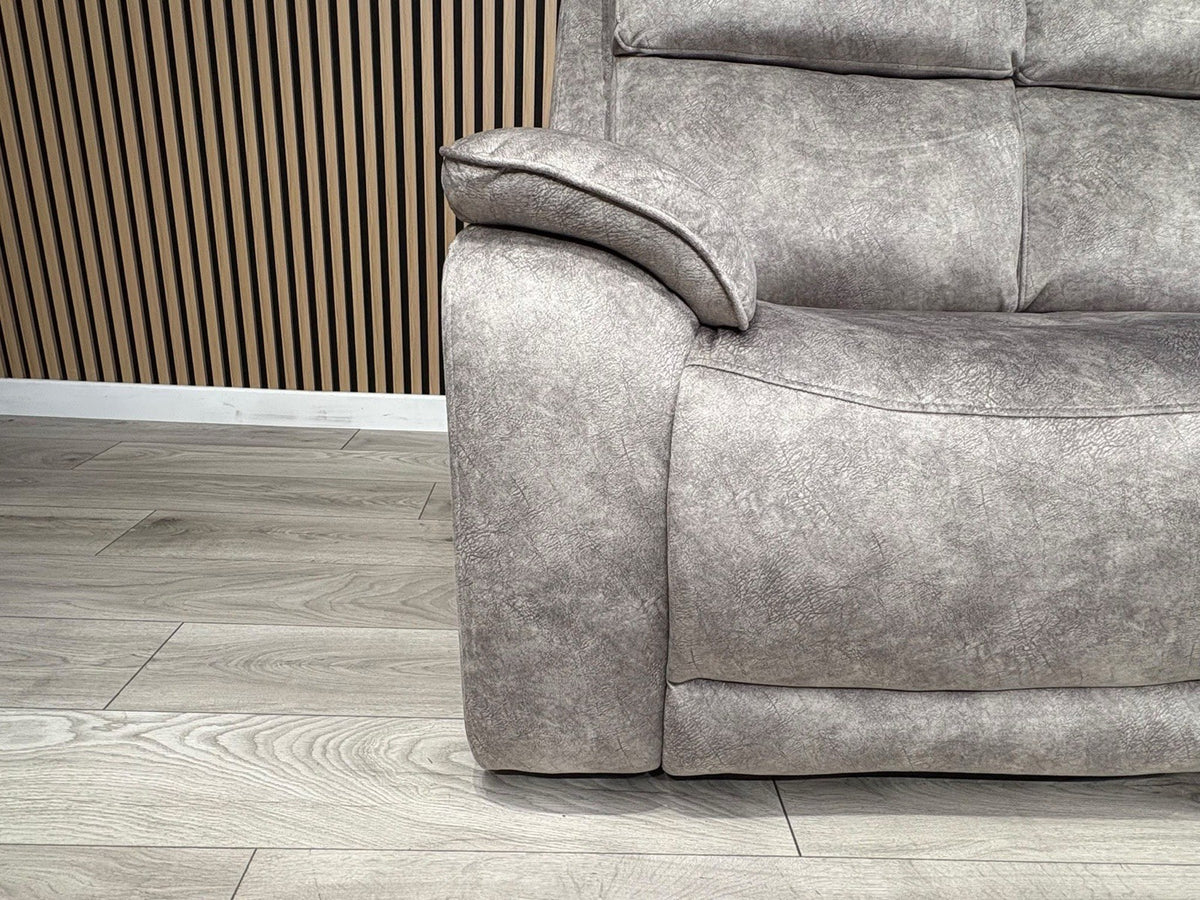Furniture Village Fabric Power Recliner 3 Seater + 2 Seater Sofa Set - RRP £2590