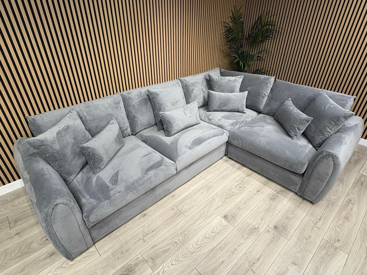 Sofology MARBLE ARCH Style Fabric RHF Corner Sofa, Grey - RRP £3,599