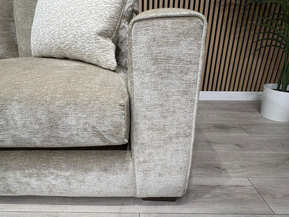 Ashley Manor ADISA Fabric LHF Corner Sofa Set, Pebble - RRP £2,999