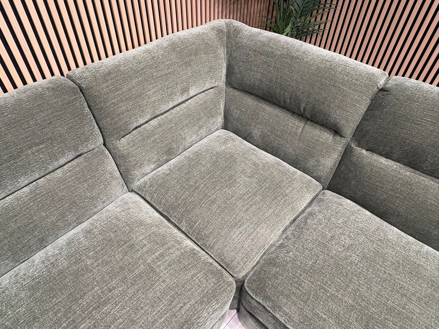 Denver Fabric Modular Corner Sofa ( RHF or LHF ), Dark Sage  - RRP £2399