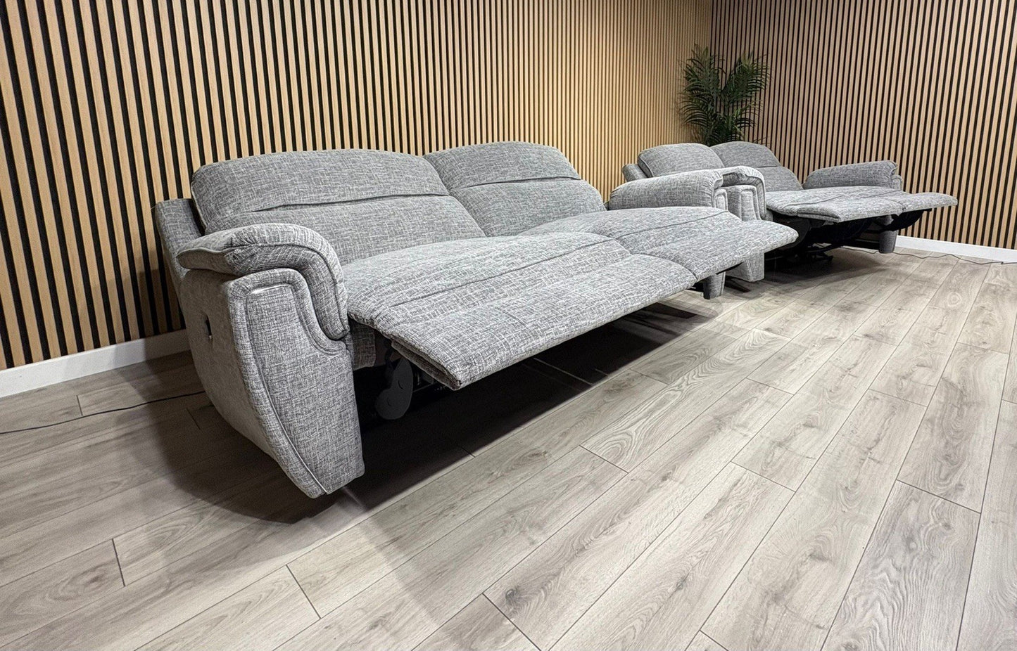 SCS Ashton Fabric Power Recliner 3 + 2 Seater Sofa Set - RRP £2998