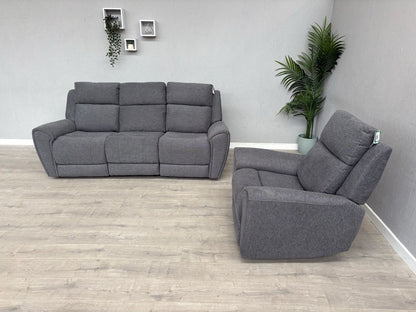 DFS Gilford 3 Seater Sofa + Armchair Power Recliner Sofa Set - RRP £1,748