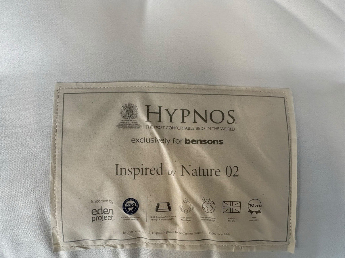 HYPNOS Inspired By Nature 02 6ft Superking Zip & Link Mattress, Med - RRP £3,699
