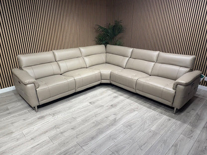 Furniture Village MOET Large Leather Power Recliner Corner Sofa - RRP £4,495