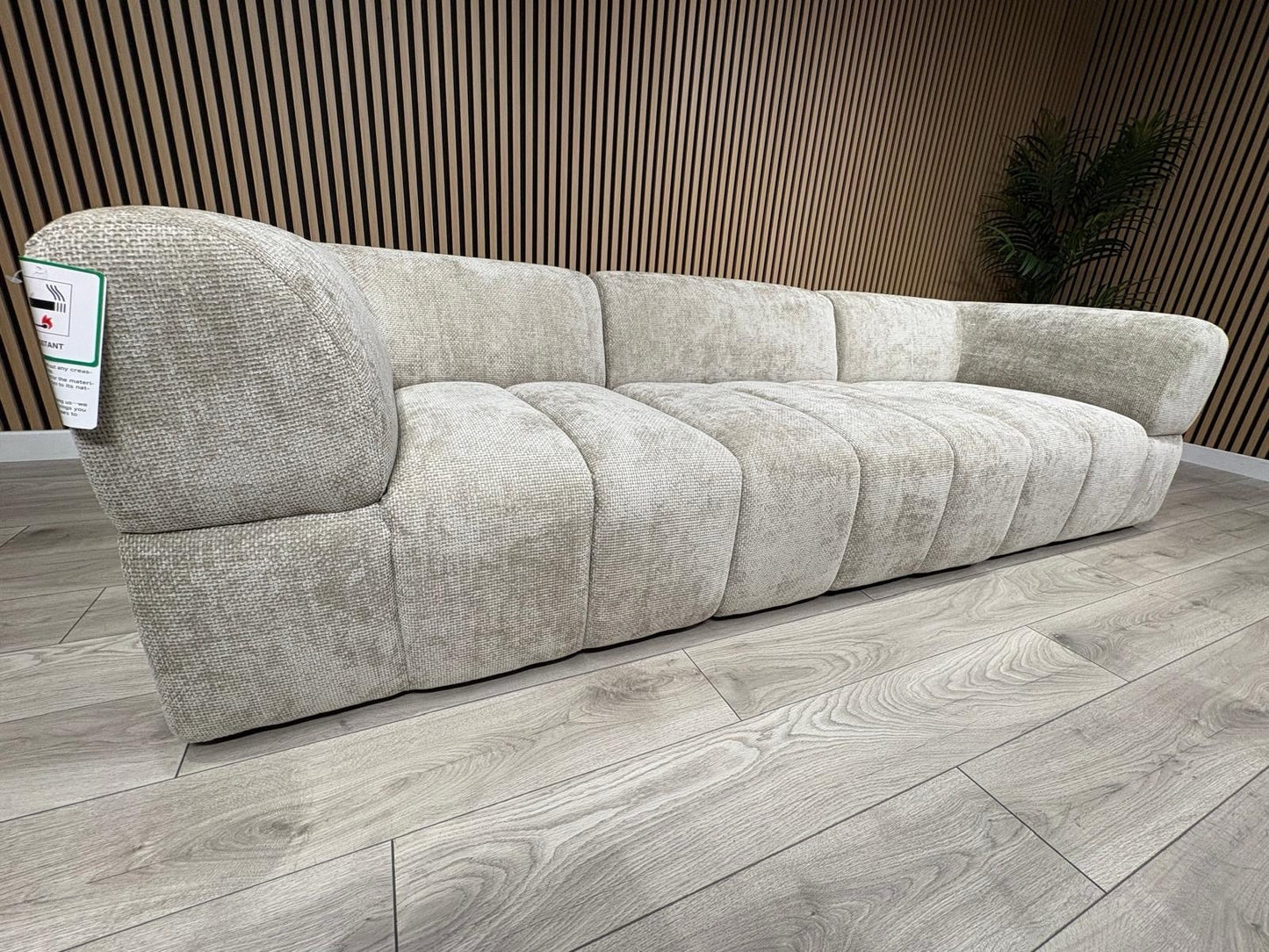 Taskers KIRWIN Large Fabric 3 Seater Sofa + Footstool - RRP £2,999