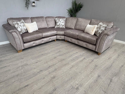 Furniture Village - Aura Large Classic Back Corner Sofa RRP - £3795