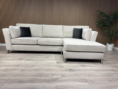 Furniture Village SASHA Fabric Large RHF Chaise Corner Sofa - RRP £3,295