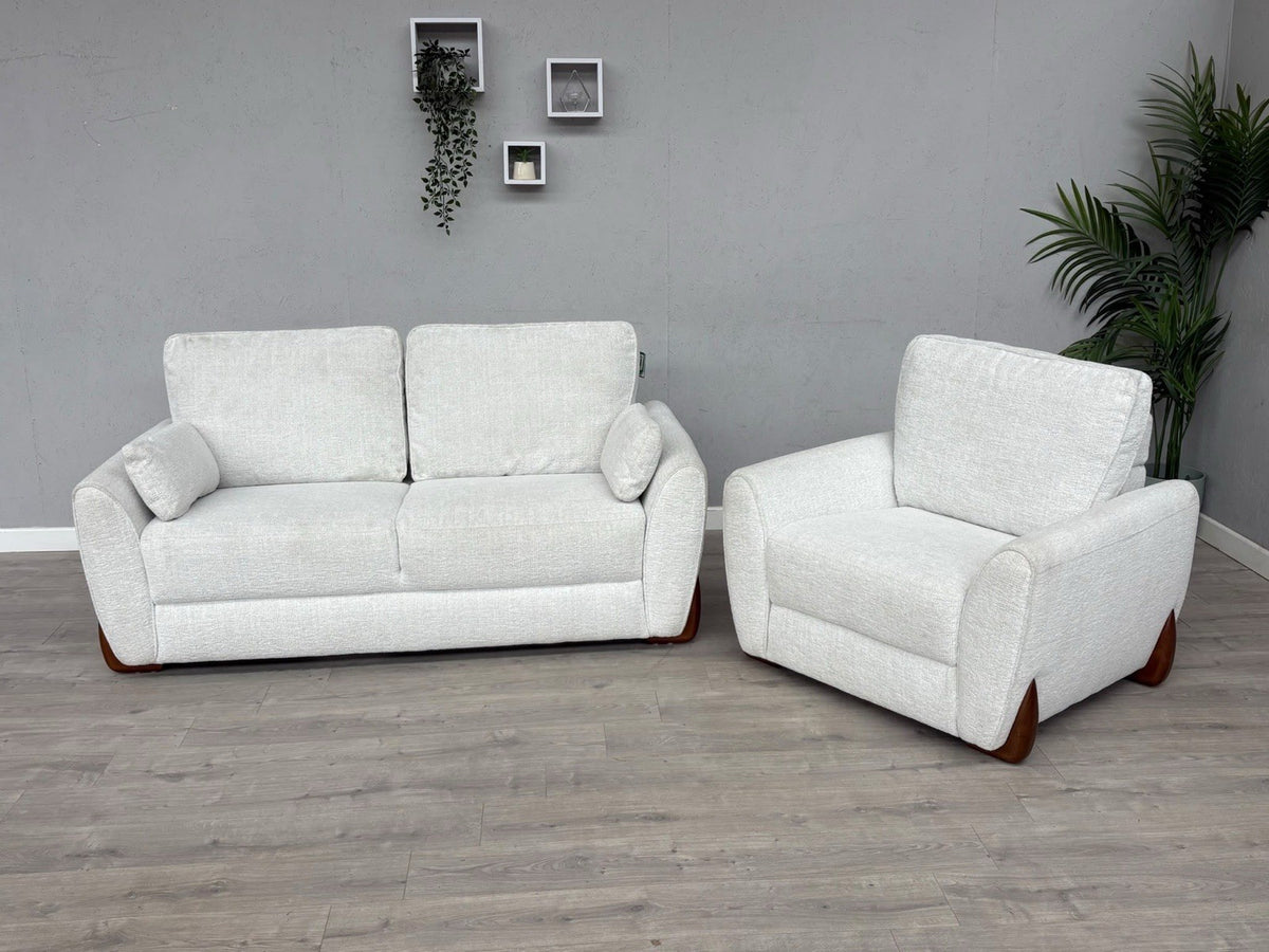 DFS Elana Fabric 3 Seater Sofa and Armchair Set RRP £1298