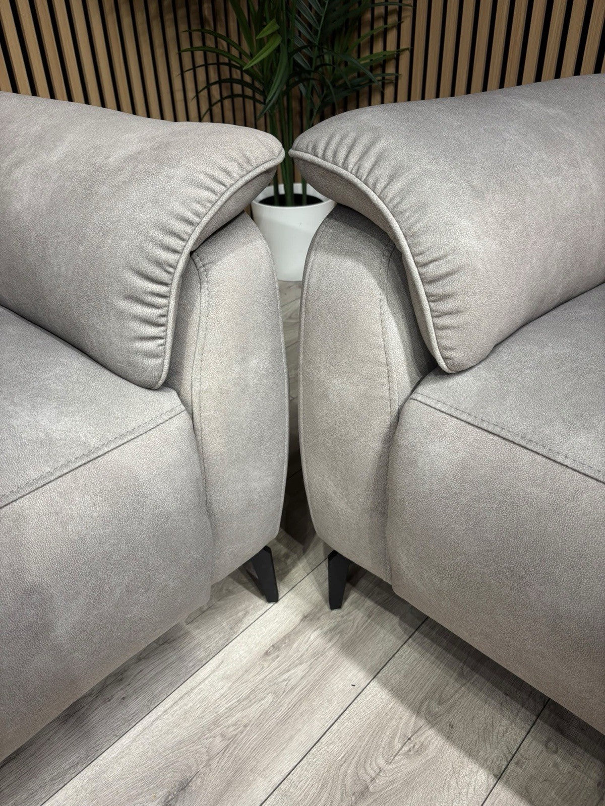 Furniture Village EZRA Style Fabric Power Recliner 3+2 Seater Sofas - RRP £3290