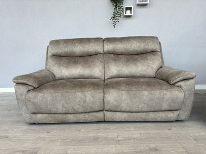 Furniture Village SLOANE Fabric 3 + 2 Seater Power Recliner Sofa Set - RRP £1890
