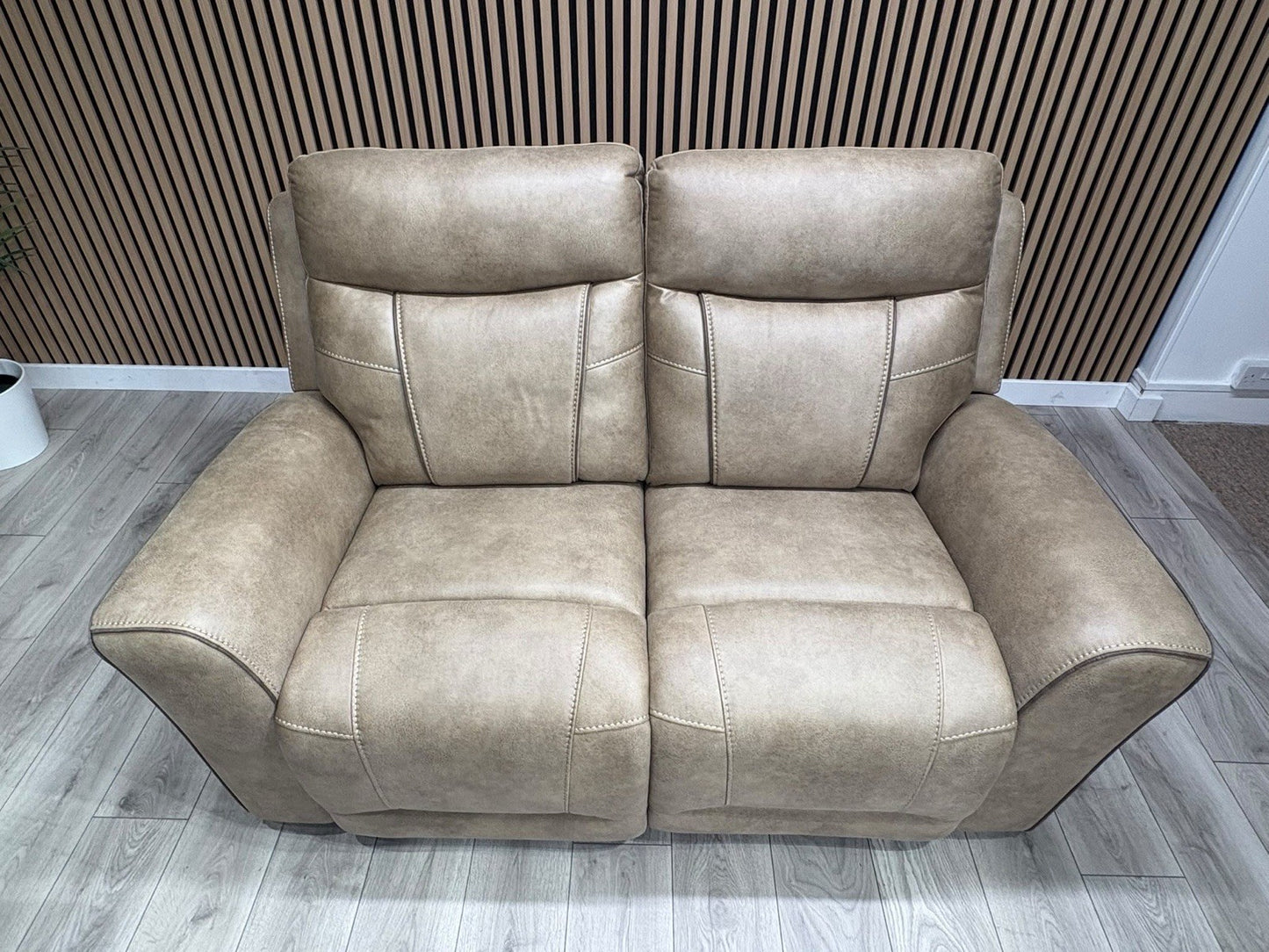 DFS 3 Seater + 2 Seater Fabric Power Recliner Sofa Set - RRP £3698