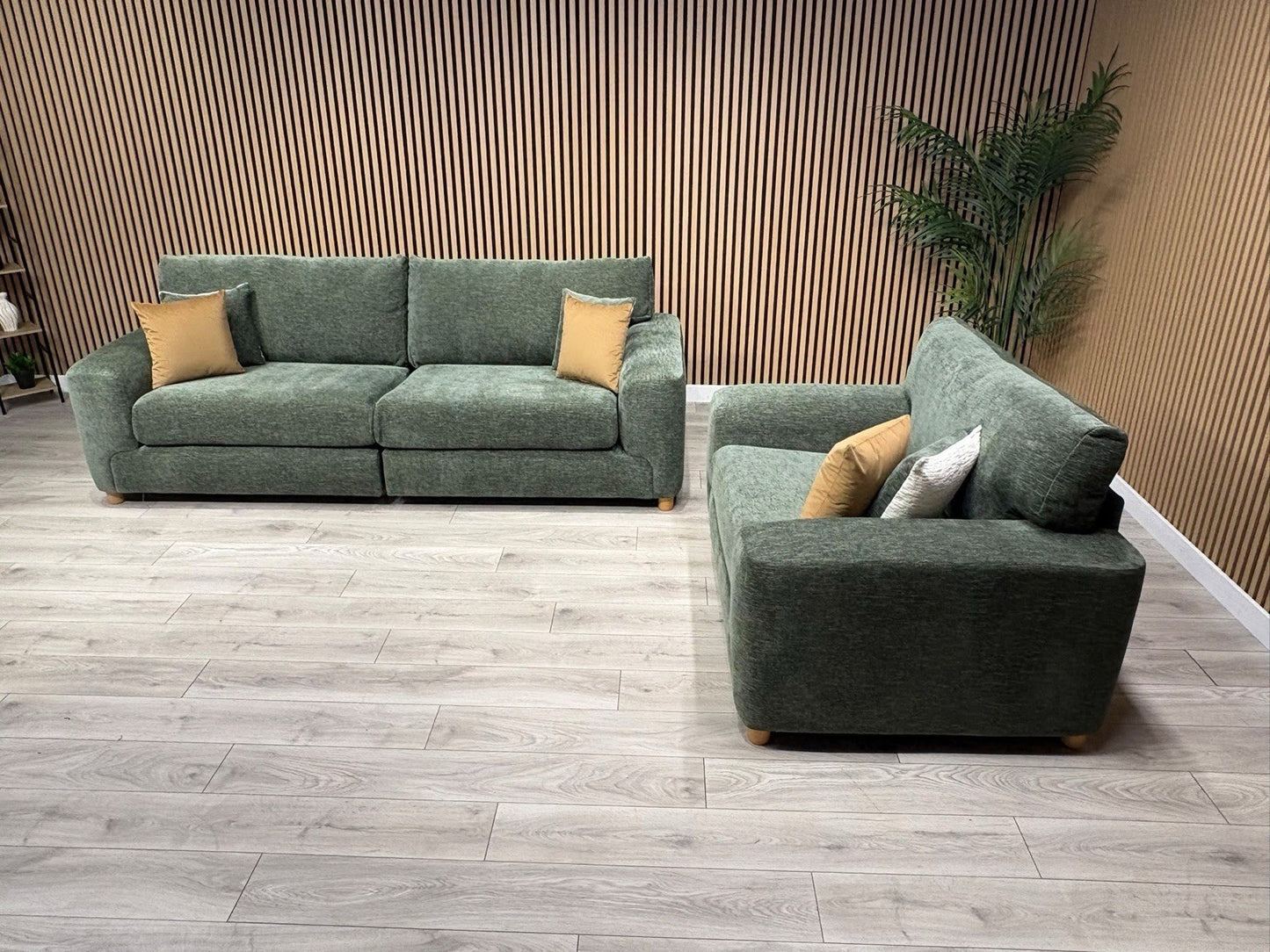 DFS Sample Enzo Fabric 4 Seater Sofa + Love Chair Set RRP £2799