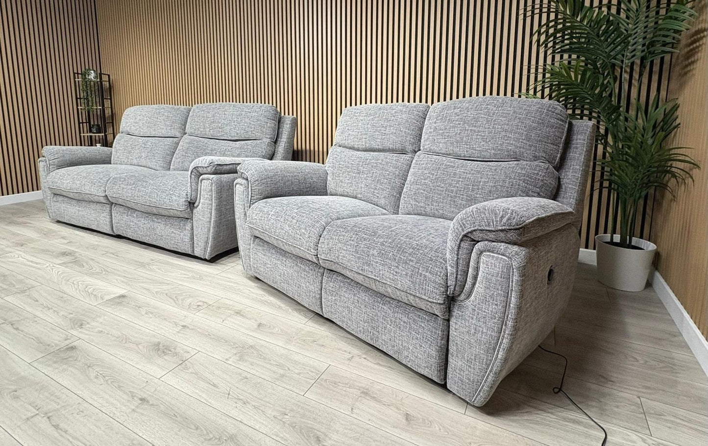 SCS Ashton Fabric Power Recliner 3 + 2 Seater Sofa Set - RRP £2998