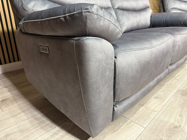 DFS Toledo Fabric 3+2 Seater Power Sofa Set RRP £2598