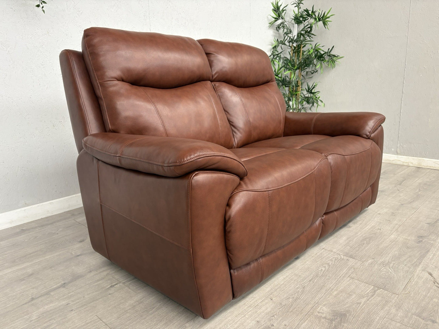 Furniture Village SLOANE Leather 2 Seater Sofa - RRP £1,295