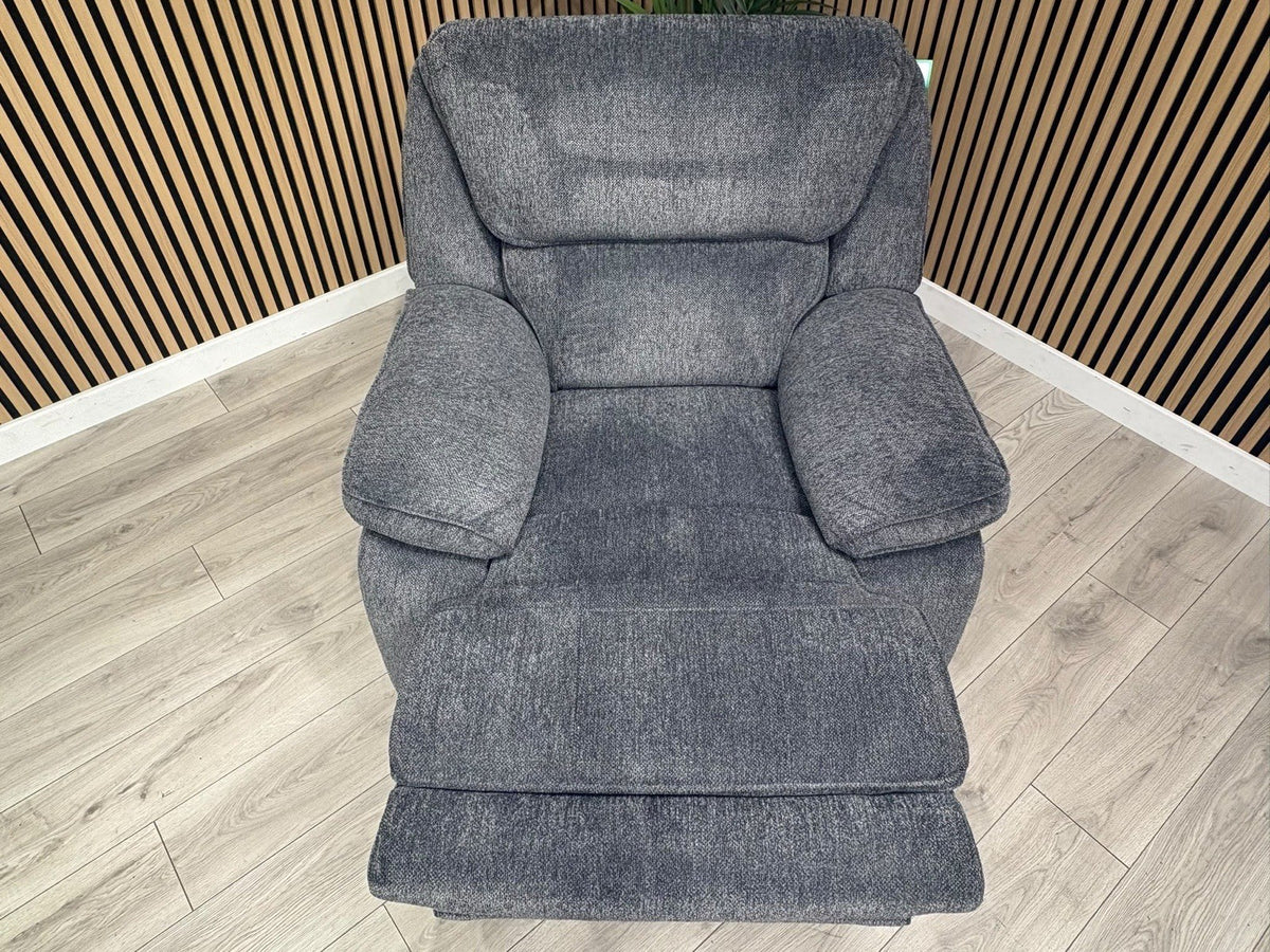 ORLANDO Fabric Power Recliner Armchair - RRP £1399
