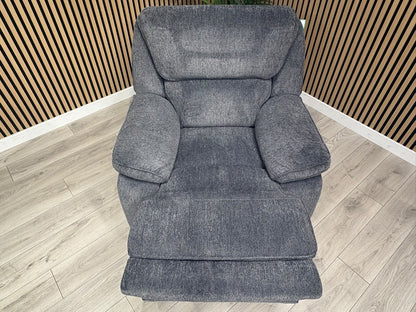 ORLANDO Fabric Power Recliner Armchair - RRP £1399