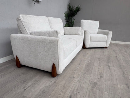 DFS Elana Fabric 3 Seater Sofa and Armchair Set RRP £1298