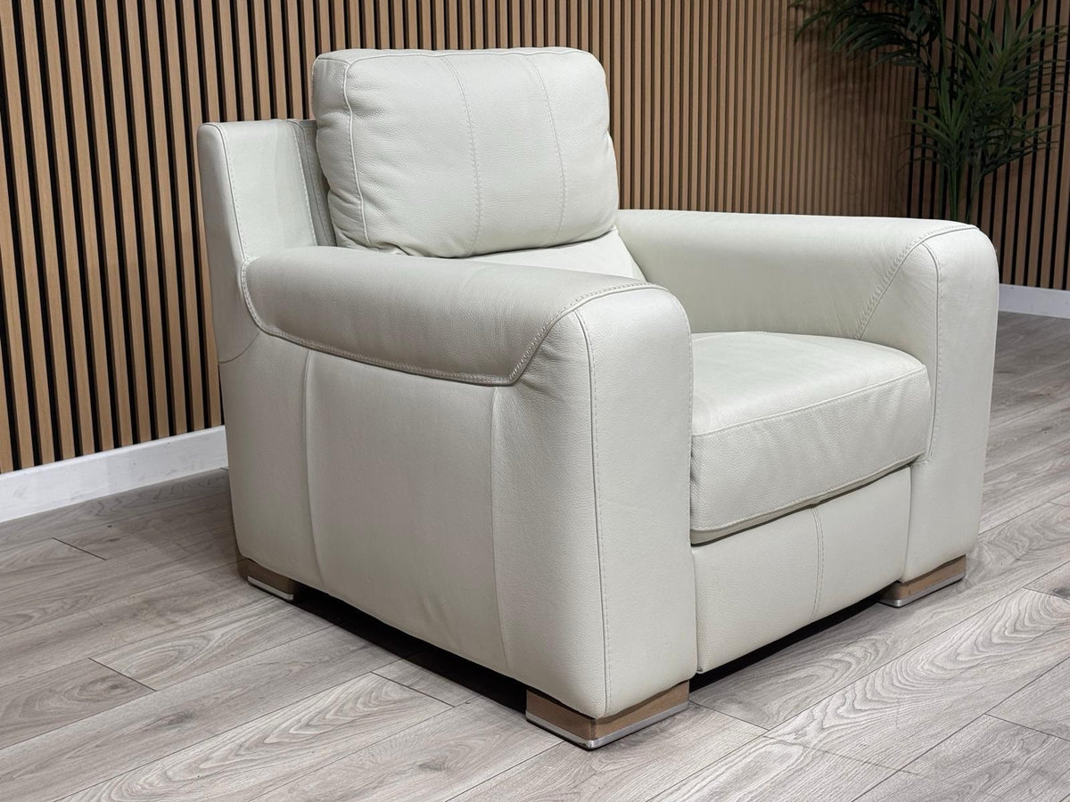 ScS Sisi Italia LUCCA Leather Power Recliner Sofa + Armchair Set - RRP £4298
