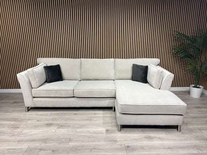 Furniture Village SASHA Fabric Large RHF Chaise Corner Sofa - RRP £3,295