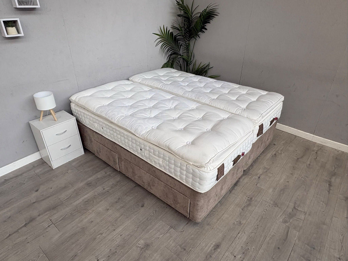 Staples Artisan Pure INDULGENCE / OPULENCE Zip & Link Mattress, 6ft Superking