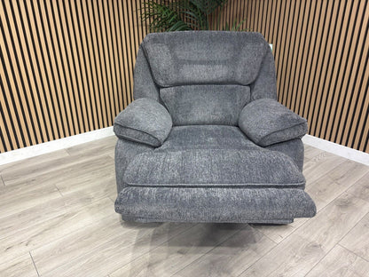 ORLANDO Fabric Power Recliner Armchair - RRP £1399