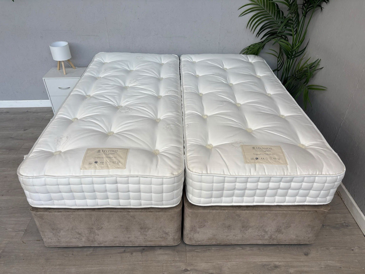 HYPNOS Inspired By Nature 02 6ft Superking Zip & Link Mattress, Med - RRP £3,699