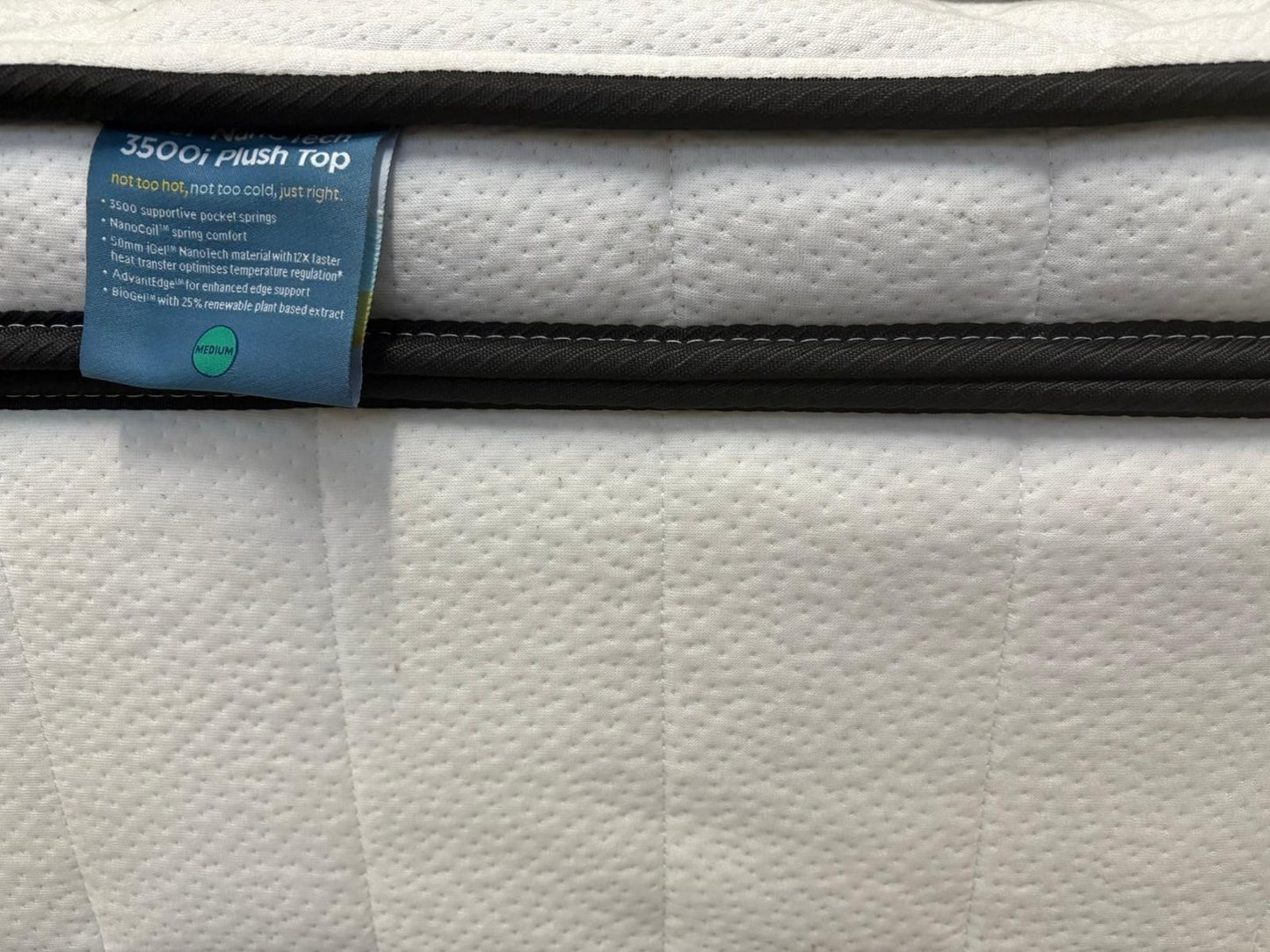 IGEL Nanotech 3500i 3ft Single Mattress, Medium - RRP £1,449