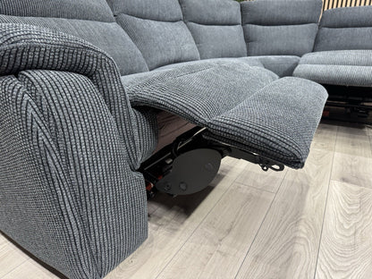 ScS - MAVERICK Fabric Modular Corner Sofa, Power Recliners - RRP £2,799