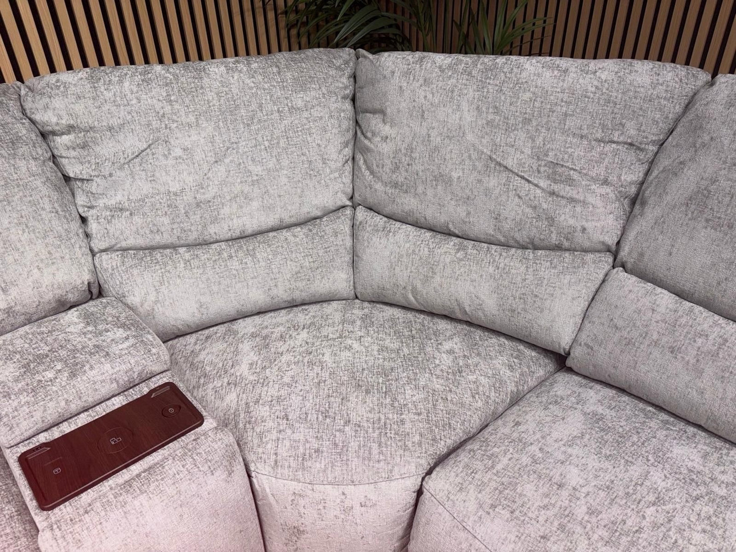 SOHO Fabric Modular 2 Corner 2 Console Sofa Set, Power Recliners - RRP £2,995