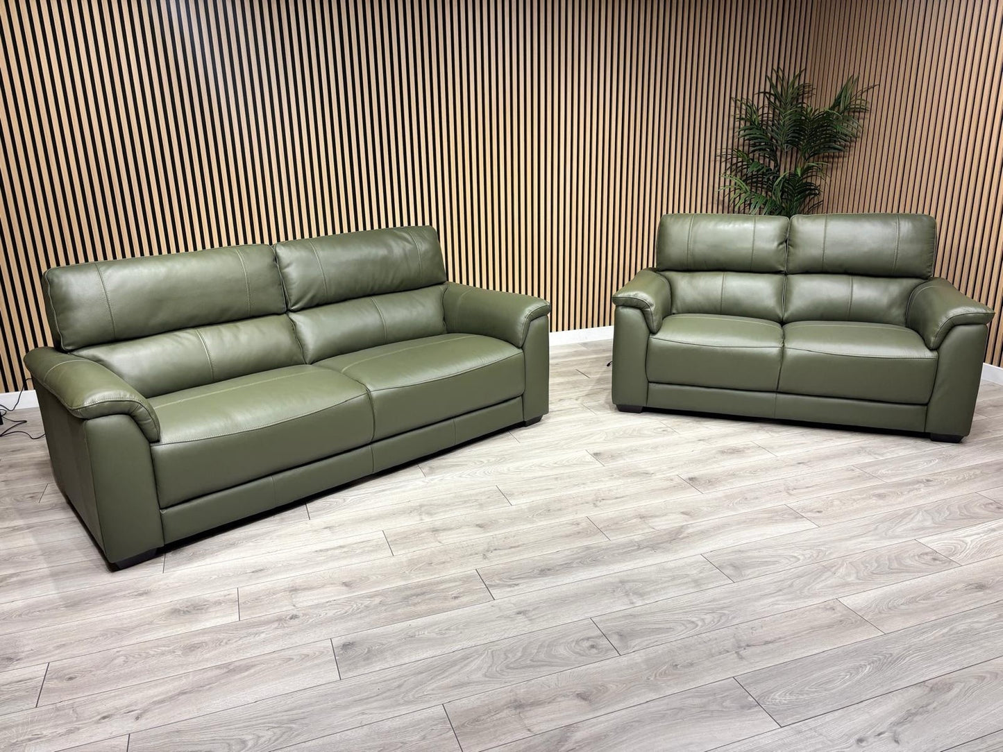 Furniture Village Cozee Style Premium Leather 3 + 2 Seater Sofa Set - RRP £2,730