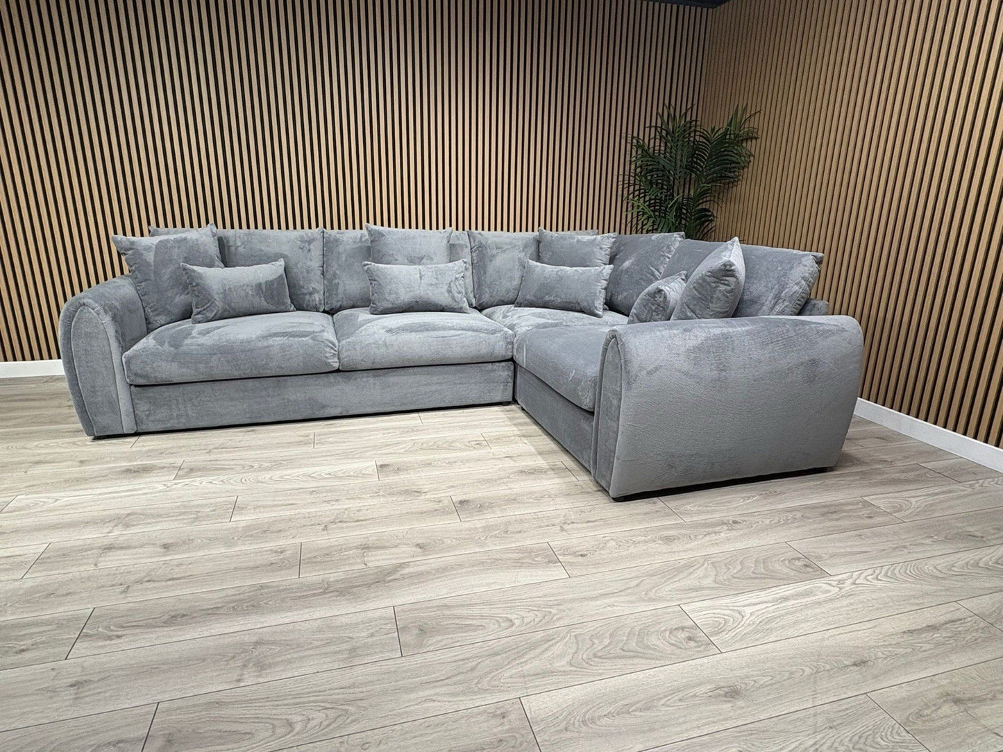 Sofology MARBLE ARCH Style Fabric RHF Corner Sofa, Grey - RRP £3,599