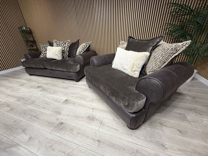 Viscount Fabric 3 Seater Sofa + Love Chair Set - RRP £3898 (PRE ORDER 6-8 WEEKS)
