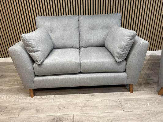 John Lewis ALFIE Fabric Small 2 Seater Sofa, Light Grey - RRP £849