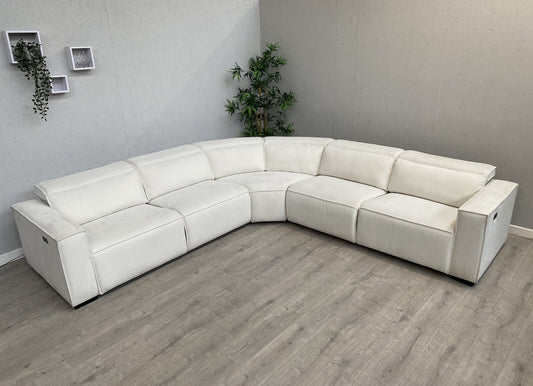 Incanto Italia Fabric Sectional Power Recliner Corner Sofa - RRP £7,999