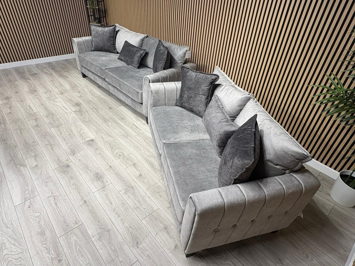 DFS - Cherished Style 3 + 2 Seater Sofa Set, Formal Back - RRP £2,399
