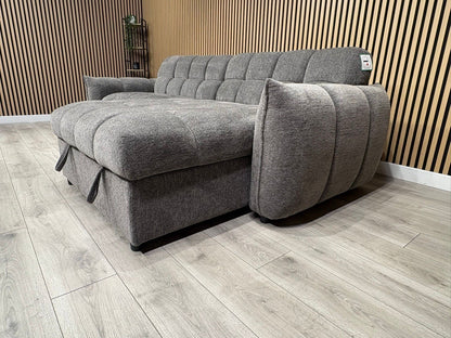 CAMDEN Premium Fabric RHF or LHF Chaise Sofa Bed with Storage - RRP £1595