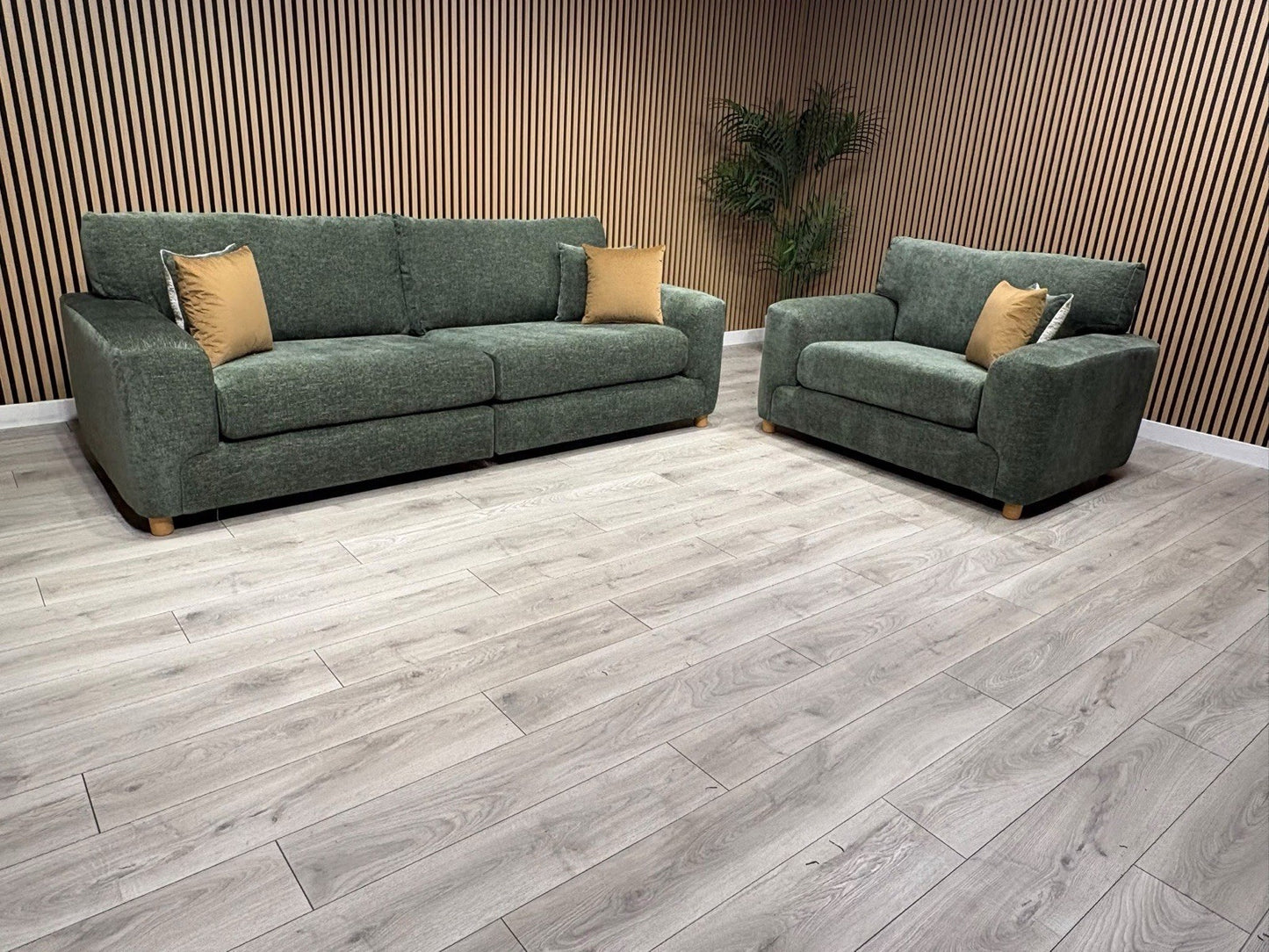 DFS Sample Enzo Fabric 4 Seater Sofa + Love Chair Set RRP £2799