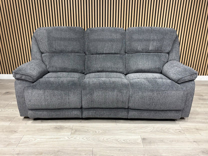 ORLANDO Fabric 3 Seater Power Recliner Sofa - RRP £1799