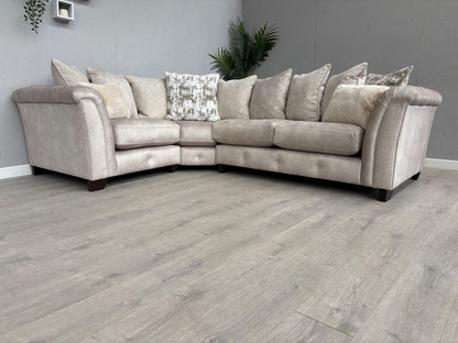 Furniture Village - Aura Classic Back LHF Corner Sofa RRP - £3495